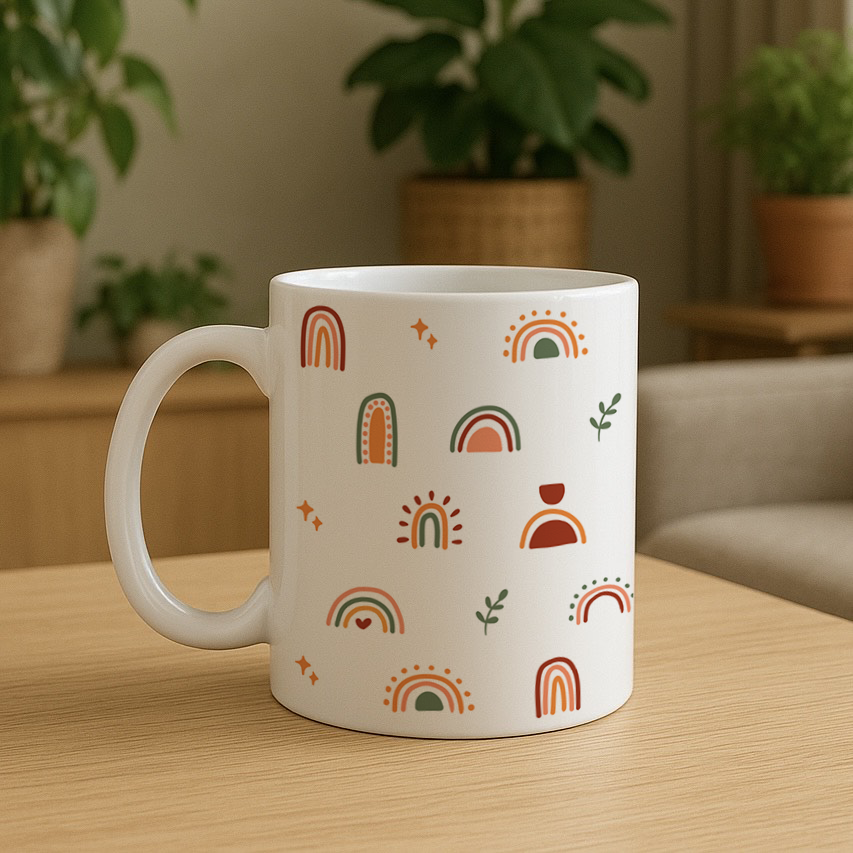 Caneca - Arco Íris Boho
