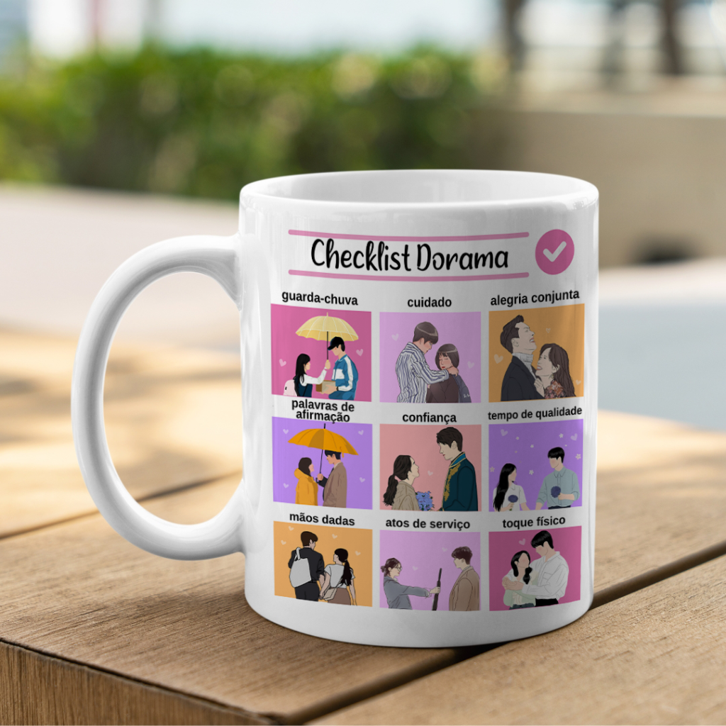 Caneca - Checklist Dorama