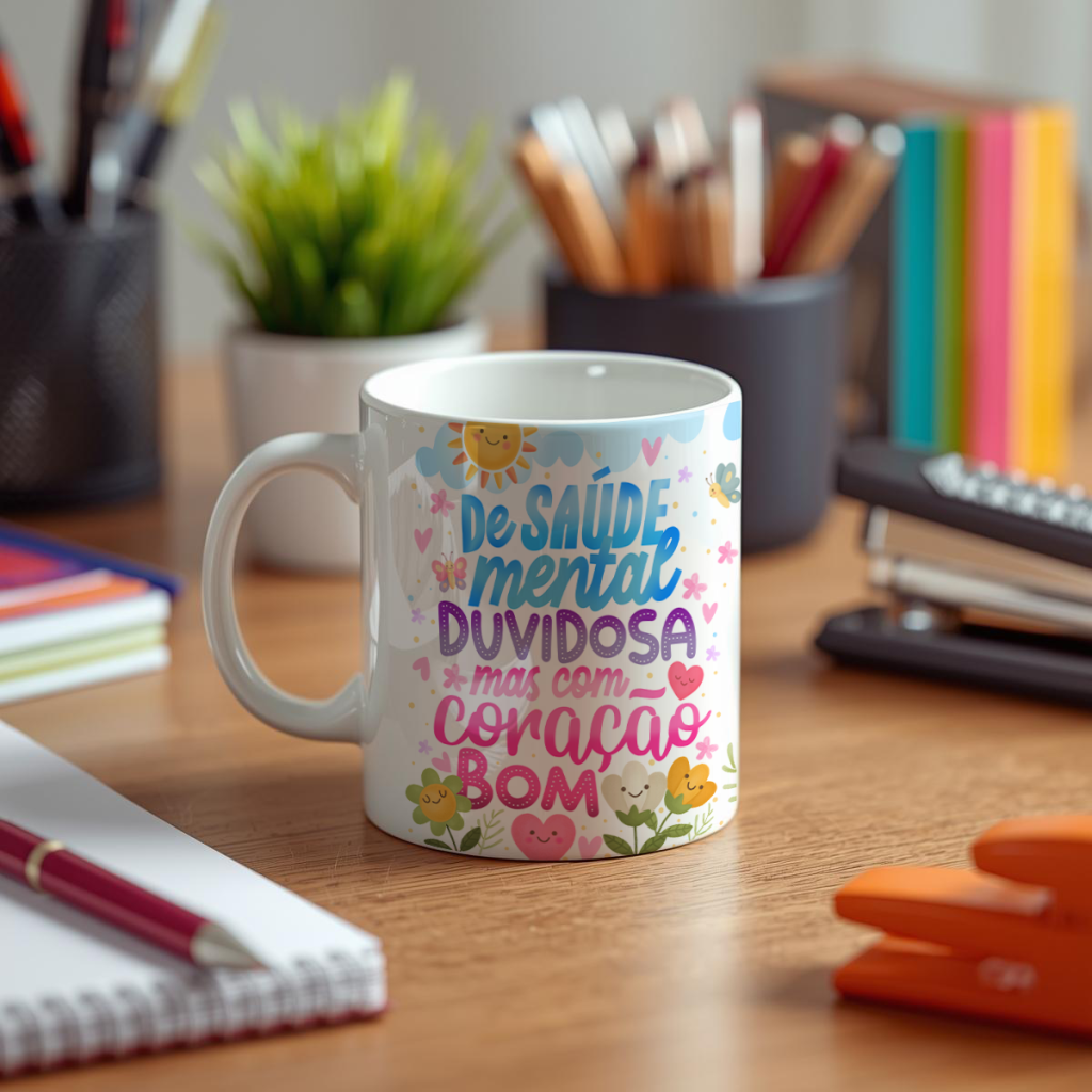 Caneca - De saúde mental duvidosa mas com Coração bom