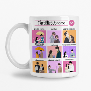Caneca - Checklist Dorama