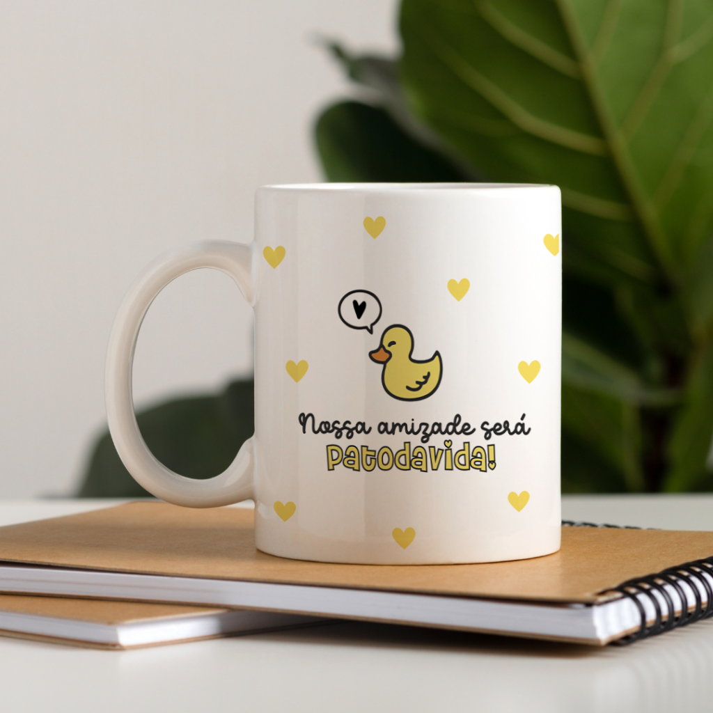 Caneca - Nossa amizade será PATODAVIDA