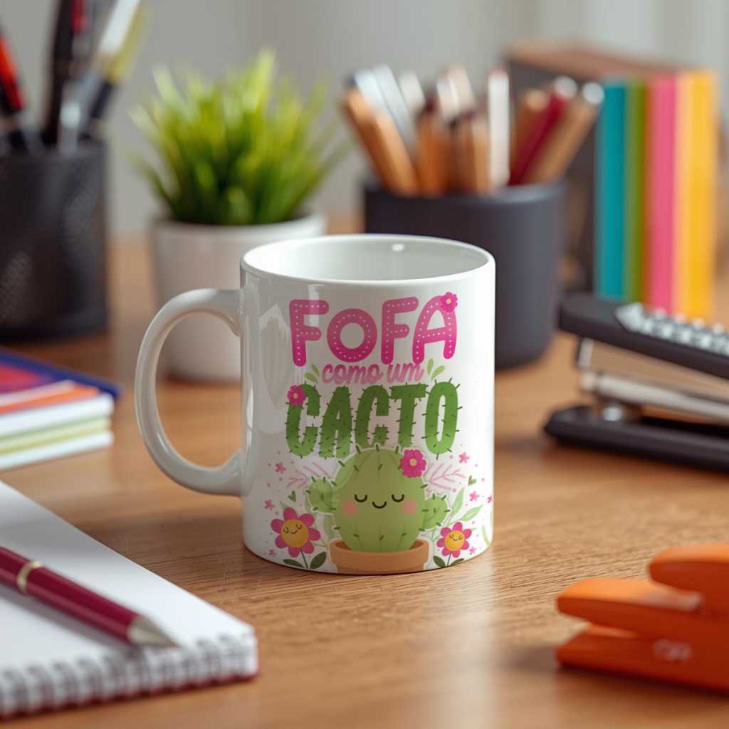 Caneca - Fofa como um Cacto