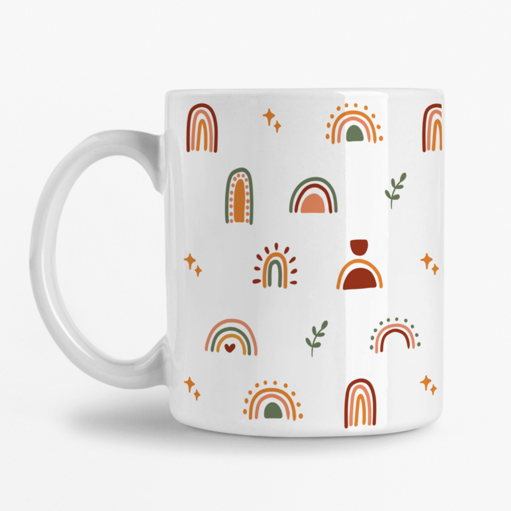 Caneca - Arco Íris Boho