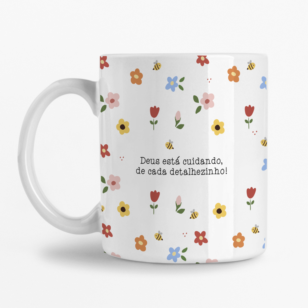 Caneca - Deus está cuidando de cada Detalhezinho