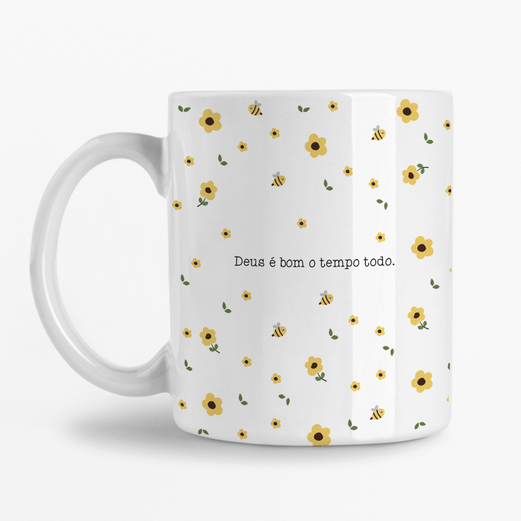 Caneca - Deus é bom o tempo todo
