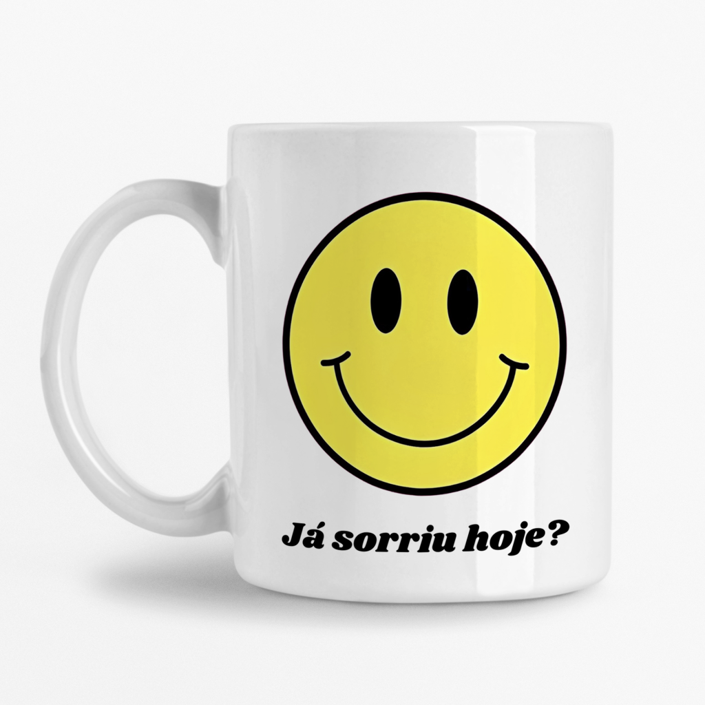 Caneca - Já sorriu hoje?