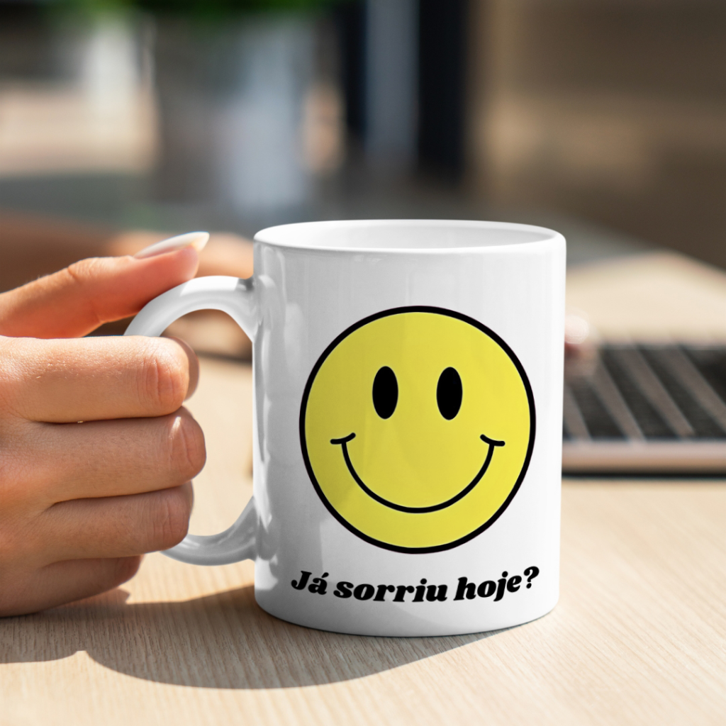 Caneca - Já sorriu hoje?