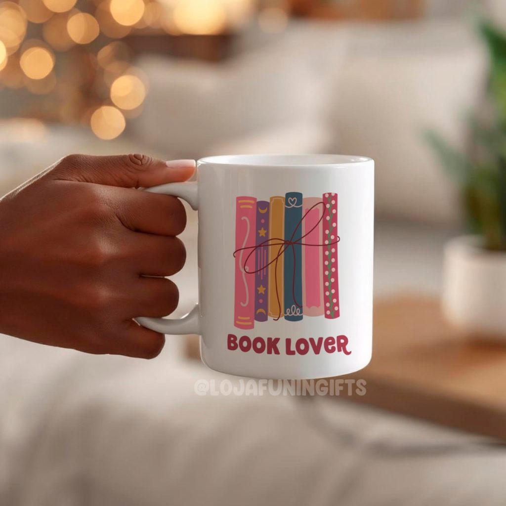 Caneca - Book Lover (Livros)