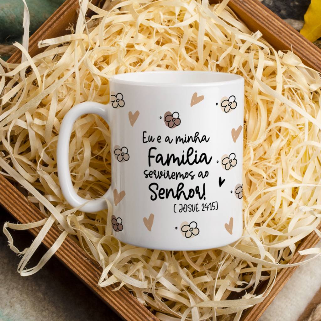 Caneca - Eu e a minha Família servimos ao Senhor