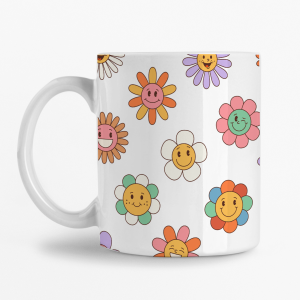 Caneca - Flores Retrô