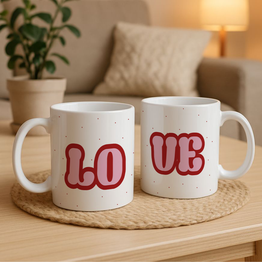 Conjunto Canecas - LOVE