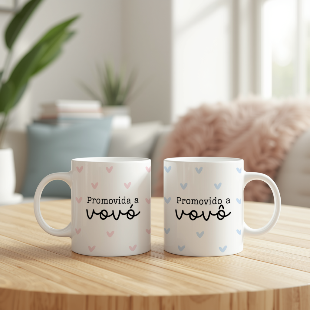 Conjunto - Promovida a Vovó + Promovido a Vovô