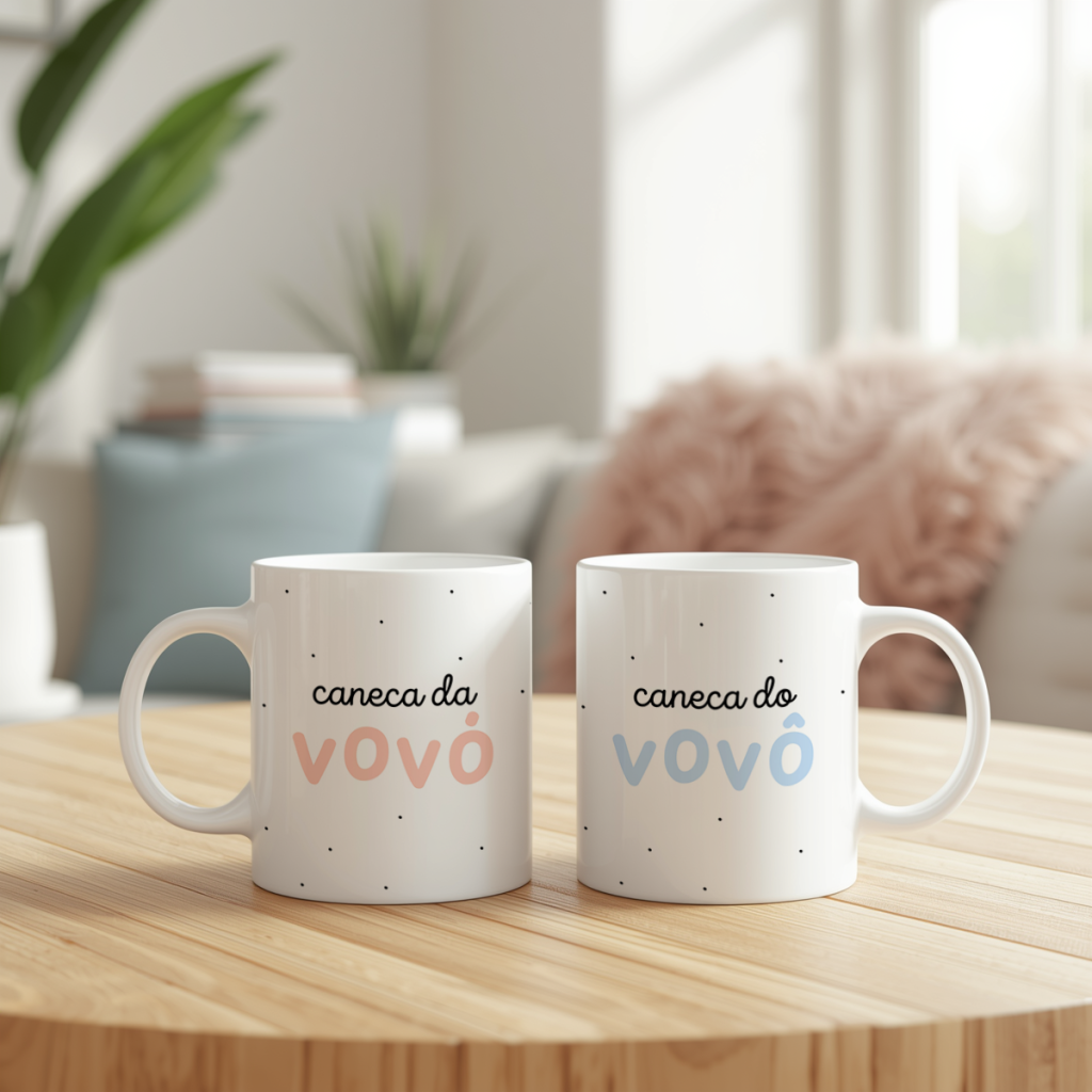 Caneca - Caneca da Vovó + Caneca do Vovô
