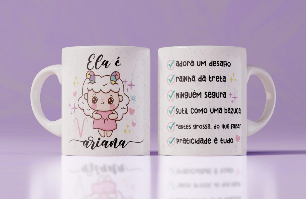 Caneca - Ela é Ariana