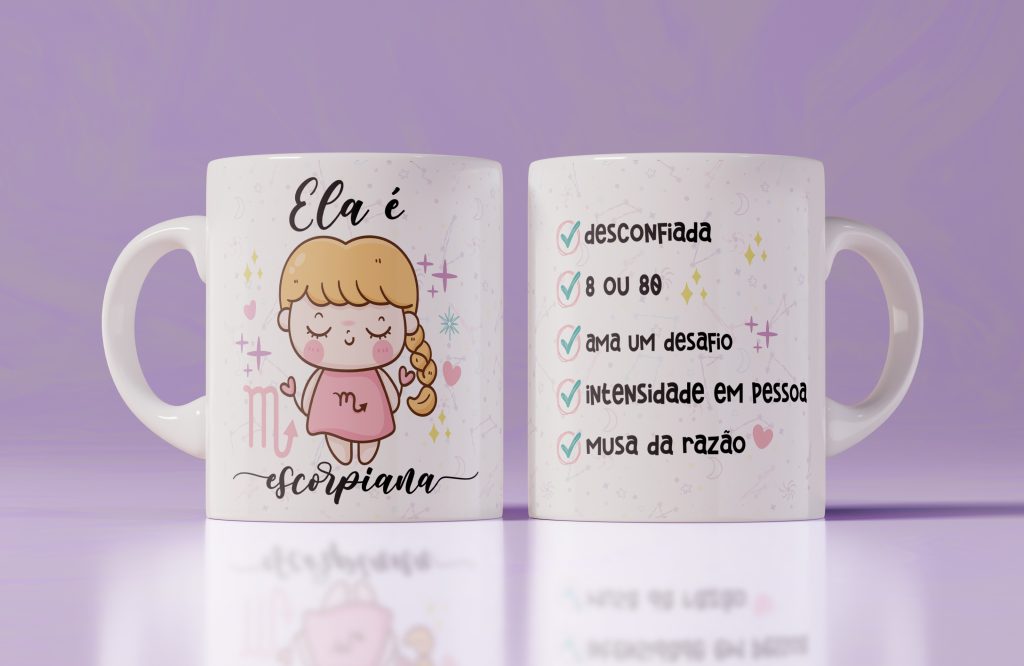 Caneca - Ela é Escorpiana
