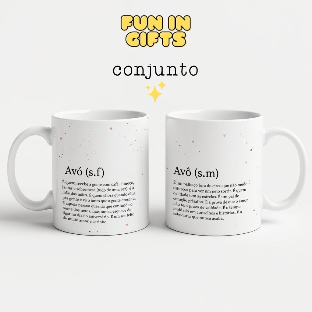 Conjunto - Avó (s.f) + Avô (s.m)