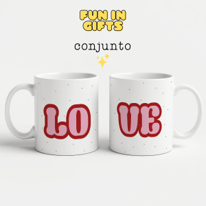 Conjunto Canecas - LOVE