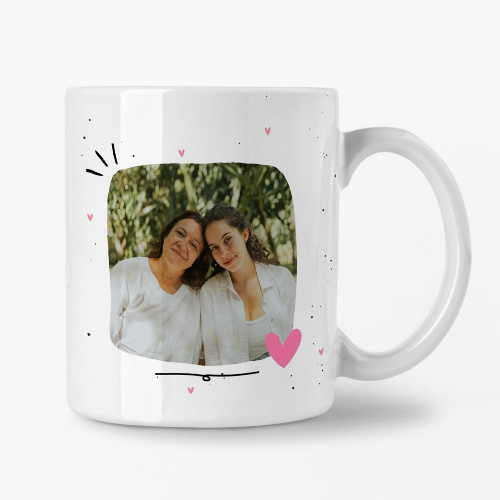 Caneca Personalizada com Foto - Eu te amo Mãe Feliz dia