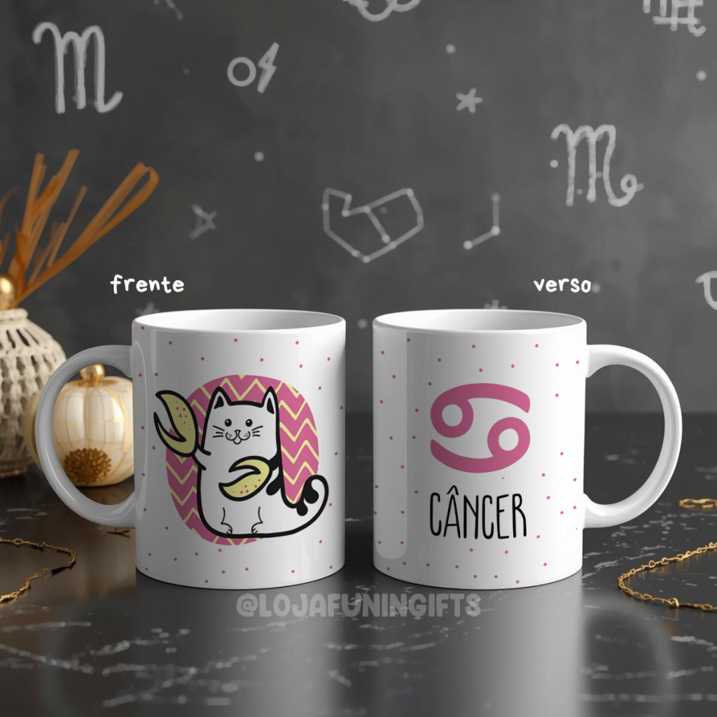 Caneca - Gatinho Signo Câncer