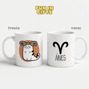 Caneca - Gatinho Signo Áries