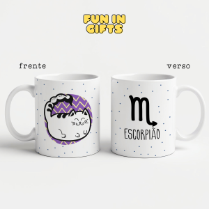 Caneca - Gatinho Signo Escorpião