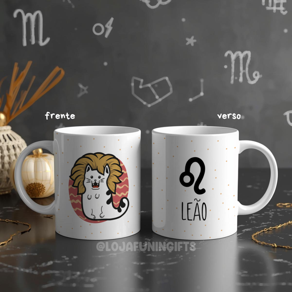 Caneca - Gatinho Signo Leão
