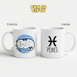 Caneca - Gatinho Signo Peixes