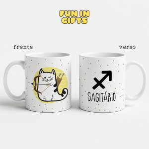Caneca - Gatinho Signo Sagitário