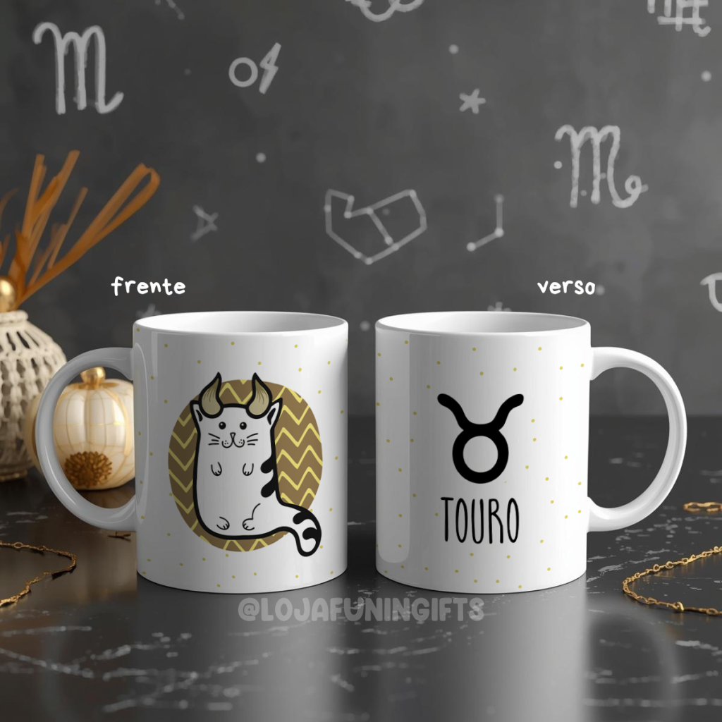 Caneca - Gatinho Signo Touro