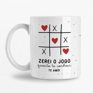 Caneca - Zerei o jogo quando te conheci