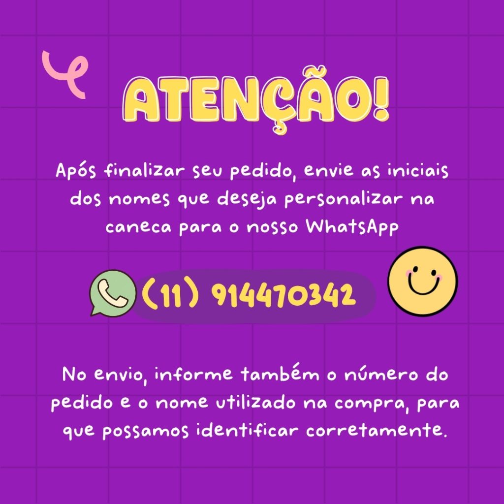 Caneca Personalizada com Nome - Iniciais do Casal