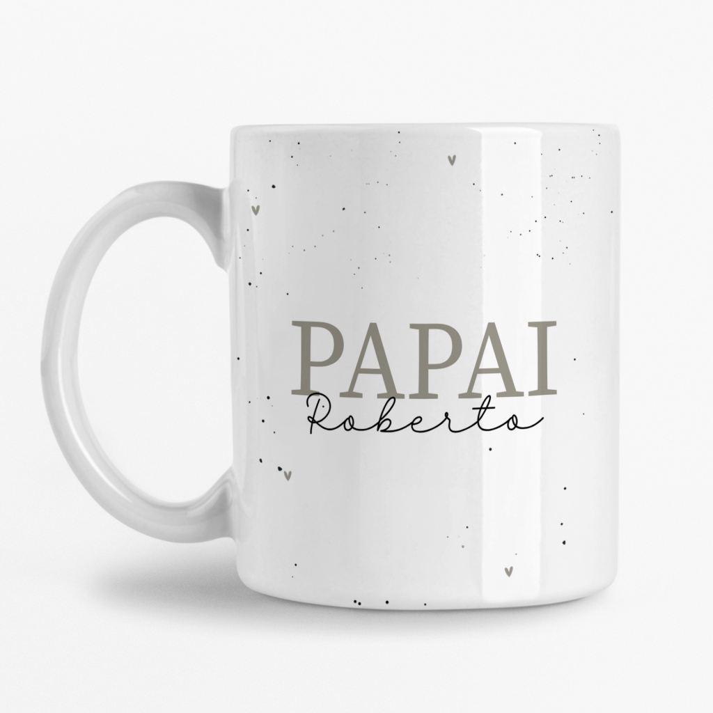 Caneca Personalizada com Nome - Papai